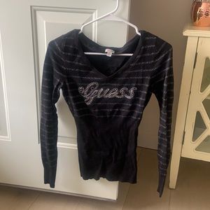 Low cut long sleeve top